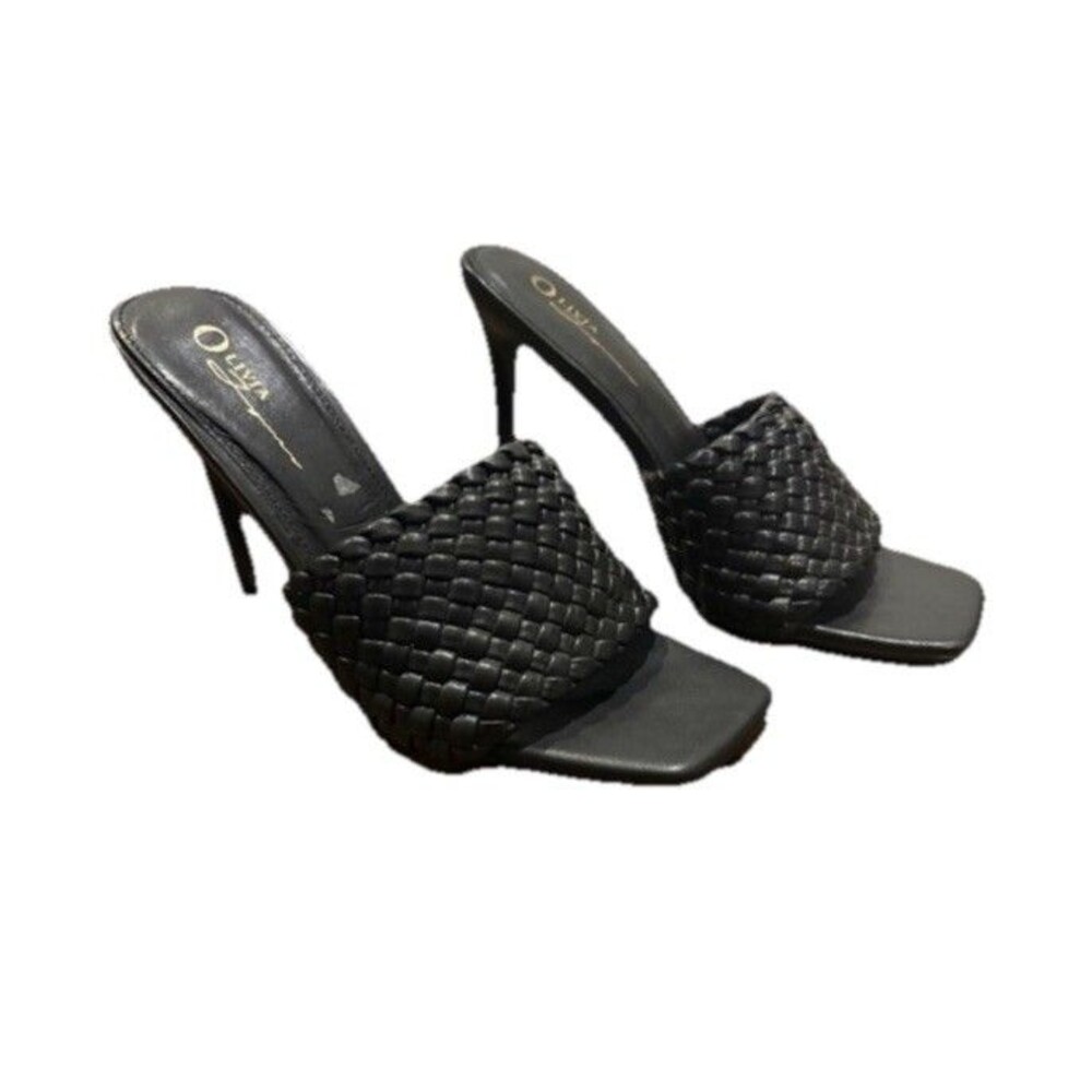 Olive Ferguson Heels  Square Toe 4.5 Inch Heels Size 8